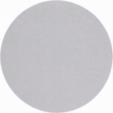 Siberie Tapis Rond Imitation Fourrure Extra-doux Gris Clair 120x120