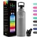 HoneyHolly Vacuüm geïsoleerde drinkfles, roestvrij staal, 500 ml, BPA-vrije waterfles, lekvrije thermosfles, thermosfles, geschikt voor school, sport, fiets, fitness, outdoor