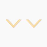 Ella Boucles D'oreilles Puces Or Jaune