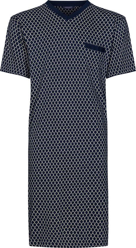 Pastunette Heren Nachthemd Graphic - Blauw - Maat M