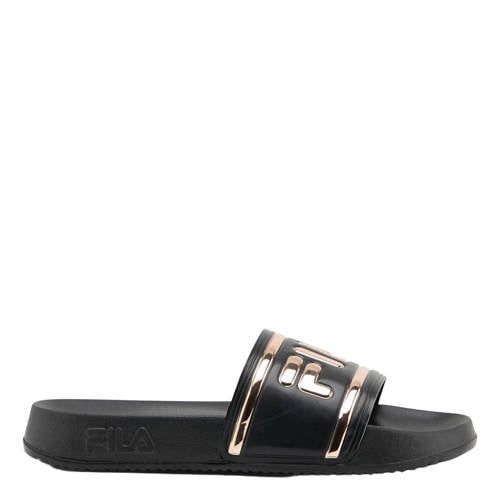 Fila badslippers - zwart/roze