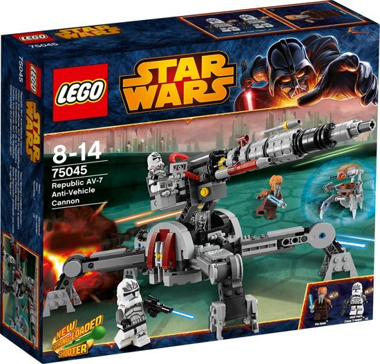 lego Star Wars Republic AV-7 Anti-Vehicle Cannon 75045