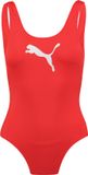 PUMA Swim Badpak voor Dames, Rood, Maat XL