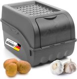 Merkloos Kalitec Aardappelbewaardoos | middel 5L | ANTRACIETGRIJS | Uiendoos | Groentebox