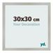 Your Decoration Cadre photo 30x30 cm MDF Argent Mat Bologna