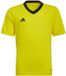 Adidas Entrada 22 T-shirt Jaune Manches Courtes Enfants