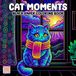 Cat Moments Black Paper Coloring Book