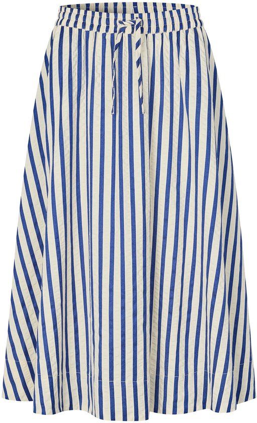 Lollys Laundry Bristol Rok Gestreept Blauw XL