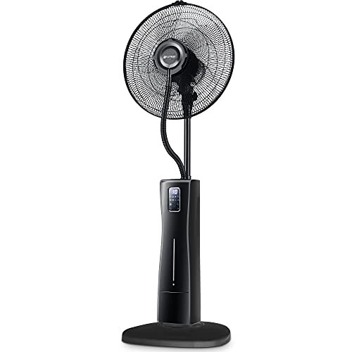 GKL Grunkel FAN-G16 NEBUPRO ventilator met aparte vernevelaar en afstandsbediening, led-touch-paneel, timer tot 12 uur, 3 snelheden, 3 modi en horizontale trilling, 75 W