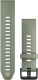 Garmin QuickFit 20 Mm Siliconen Bandje Willow / Fog Gray
