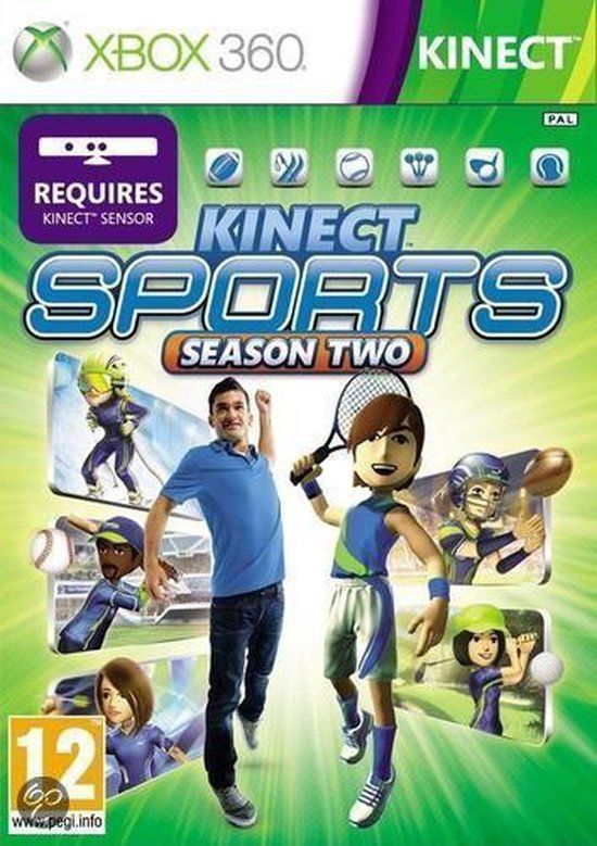 Microsoft Xbox 360 Kinect Sports2 FR EMEA PAL DVD