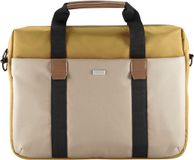 Hama Notebook-tas 15" 15,6" 16" 16,1" 16,2" Laptop-case beschermhoes cover Beige Nylon Schoudertas