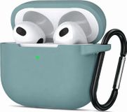 CoolGadget AirPods 4 Housse de protection Basic en silicone avec mousqueton