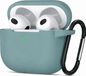 CoolGadget AirPods 4 Housse de protection Basic en silicone avec mousqueton