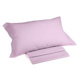 Caleffi 914 katoen, effen, voor Frans bed, lila