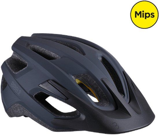 BBB Cycling Dune MIPS 2.0 Fietshelm - Mat Zwart - Maat L