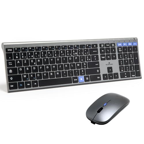 Bluestork Grapheme V3 Pack – draadloos toetsenbord en muis, Bluetooth, AZERTY FR