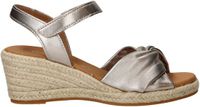 Gabor Plateau Sandalen Dames Zilver Maat 37.5