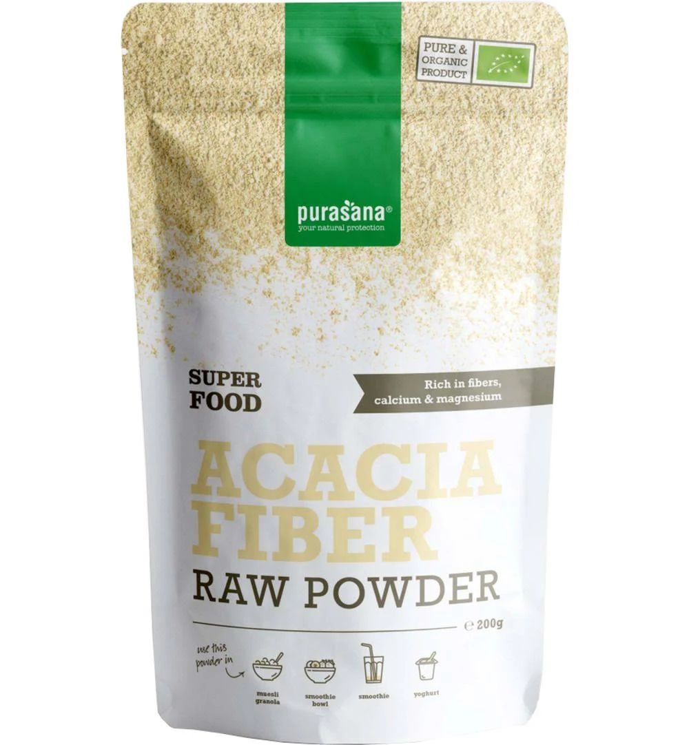 Purasana Acaciavezels Raw Biologisch