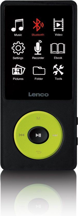 Lenco Xemio-860GN - MP3/MP4 Player - 8GB - Bluetooth - Green