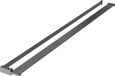 Mexen Tablette murale de douche avec porte-serviettes, gris canon brossé - 800-02-66