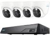 Reolink NVS8-12MD4 Kit de surveillance IP LAN 8 canaux avec 4 caméras 4512 x 2512 pixels