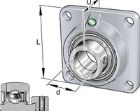 INA Flenslagerblok gietijzer, corrotect - PCJ25-XL-N-FA125