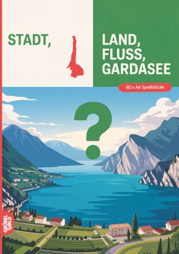 Stadt, Grübelgold Stadt, Land, Fluss, Gardasee
