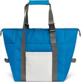 Merkloos / Sans marque Strand/picknick isolatie koeltas blauw 15 liter inhoud en 38 x 33 x 18 cm