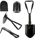Merkloos / Sans marque oCreon Vouwbare Survival Shovel 23 IN van Hoogwaardig Staal voor Camping - Jacht - Wandelen