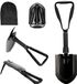 Merkloos / Sans marque oCreon Vouwbare Survival Shovel 23 IN van Hoogwaardig Staal voor Camping - Jacht - Wandelen