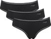Sloggi Women GO Crush Hipster (3-pack) - dames slip - zwart