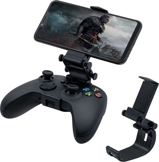 Merkloos / Sans marque GSMpunt B.V. Verstelbare Gaming Smartphone Telefoonhouder voor Xbox Controllers - Zwart