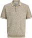 JACK&JONES JPRBLUZACK STRUCTURE KNIT POLO SS LN Heren Polo Mermaid XXL