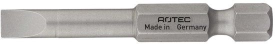 Rotec PRO Insertbit 0,6x3,5mm L=50mm E 6,3 BASIC - 10 stuks - 8121035