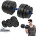 Rebel Active Serie - Bitumine Halter - 20kg - Regelbaar Gewicht - Zwart