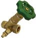 KIRCHHOFF Stopkraan Schuin - 1"BI - Met Aftap