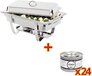 Olympia Milan Chafing Dish - x24 Brandpasta Gel - 5050984271236