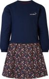 Noppies Kids Girls dress Alpena long sleeve allover print Meisjes Jurk - Black Iris - Maat 92