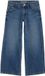 WE Fashion Meisjes wide leg jeans - Dark blue - Maat 146