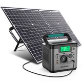 SWAREY 550W Draagbare Energiecentrale met 100W Zonnepaneel