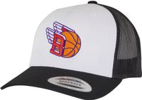 Mister Tee Basketball Fly Retro Trucker Colored Front Snapback Pet - Zwart/Wit