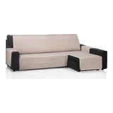 ECOMMERC3 Bankhoes Chaise Long 280 cm, geschikt voor chaise lang hoekdeel rechts en links, bankovertrek, chaise lang, verstelbaar, linnen