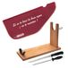 Well Home hamhouder van hout met V-greep + hammes (25 cm) en Chaira (21 cm) + hamhoes 'Tiberic'