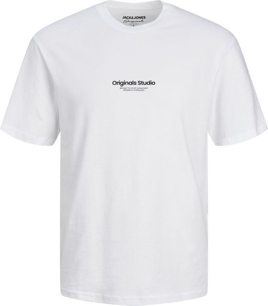 JACK&JONES JORVESTERBRO TEE SS CREW NECK NOOS Heren T-shirt - Bright White - Maat XXL