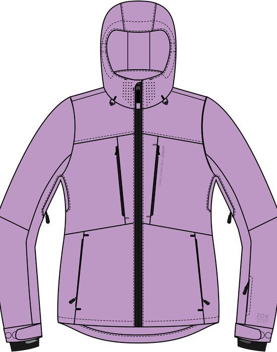 Protest PRTBeverly Skijas Dames Thistle Purple