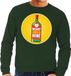Bellatio Decorations Shoppartners Bv Foute kersttrui / sweater Merry Chrismas Wine groen voor heren - Kersttrui voor wijn liefhebber XXL
