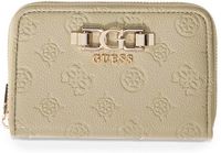 GUESS Anise SLG Zip Around Wallet Sage Logo kaki