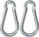 AMIG Mousqueton - Acier inoxydable 316 - 7 x 70mm - 70kg