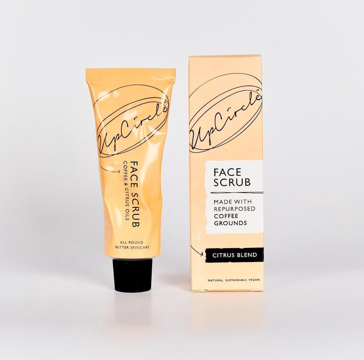 Upcircle Beauty Coffee + Citrus Blend Face Scrub - 100 liter